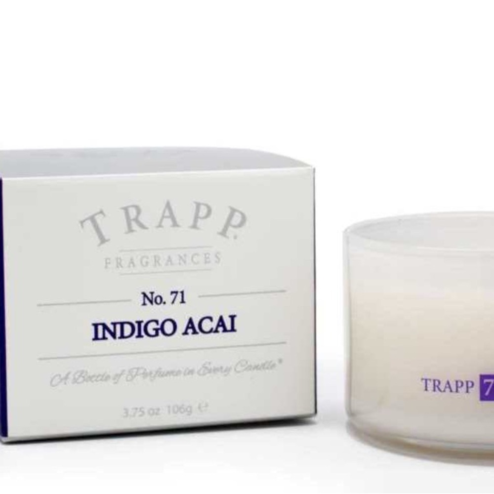 Indigo Acai 3.75 oz Ambiance Candle Trapp Fragrances